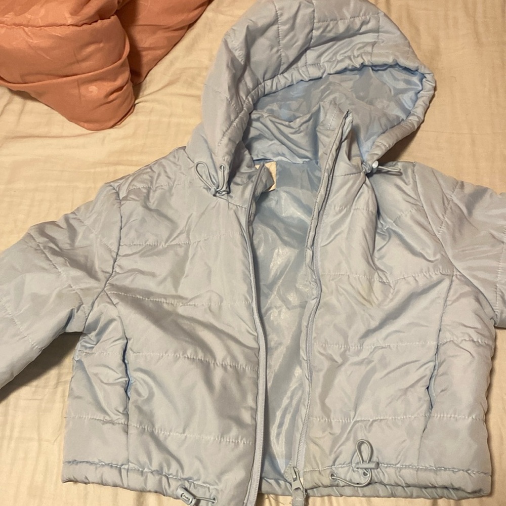 Cropped puffer jacket
